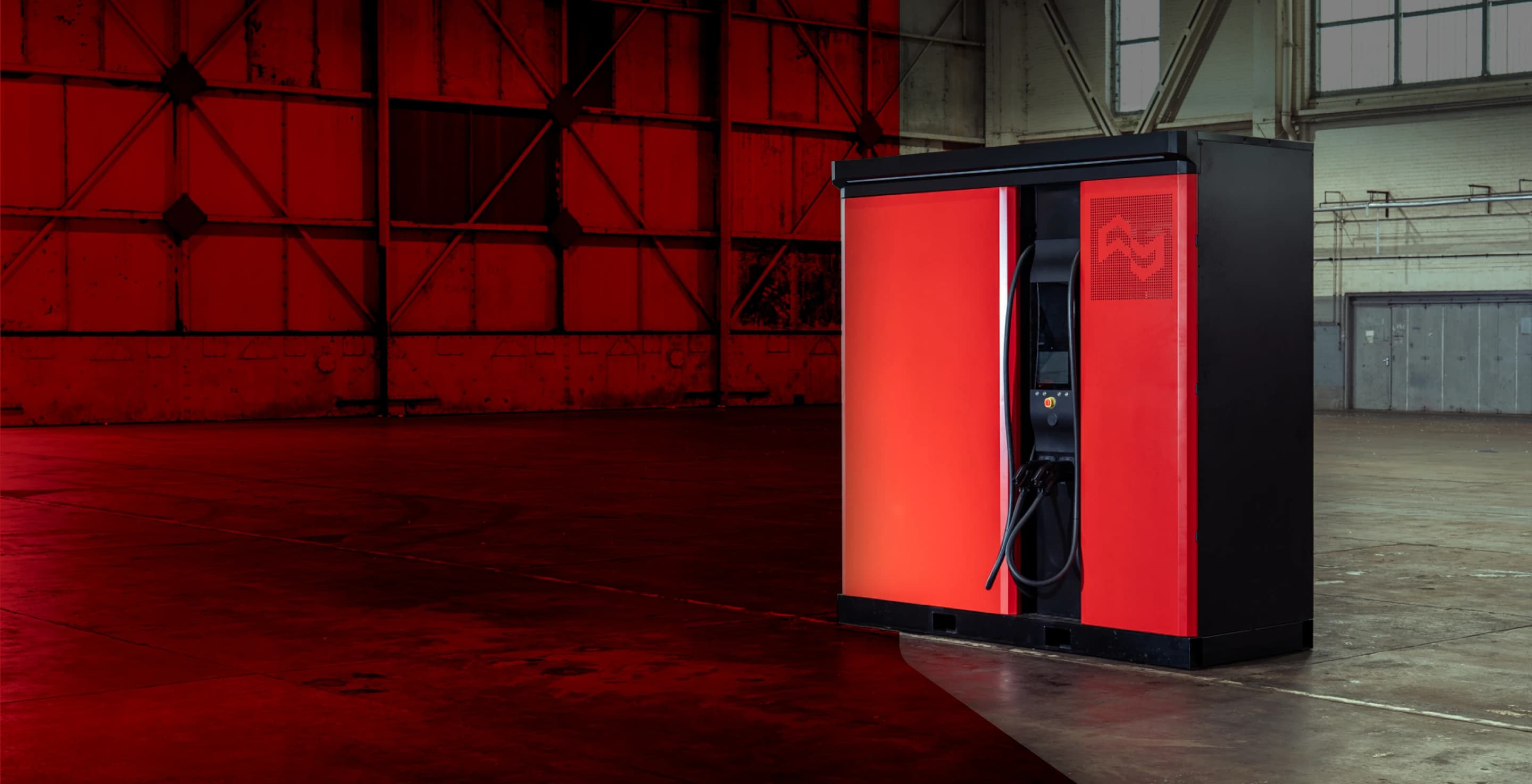 Highland road with vehicle